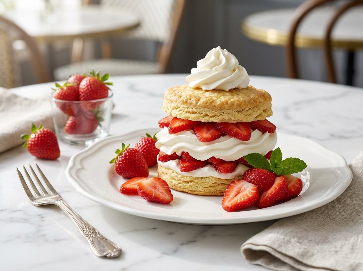 Simple Strawberry Shortcake with Whipped Cream – Italian Kitchen: Pasta ...